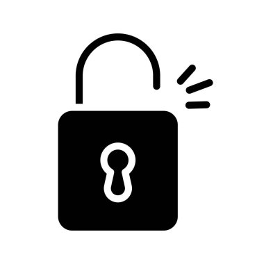 ikon vektör illüstrasyonunu kilitle
