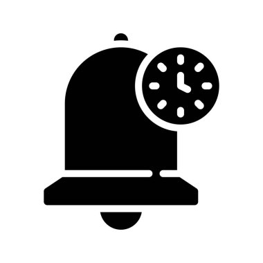 bildirim çanı simgesi, vektör illüstrasyonu basit tasarım