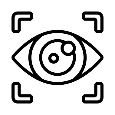 Vision Focus Web simgesi vektör çizimi