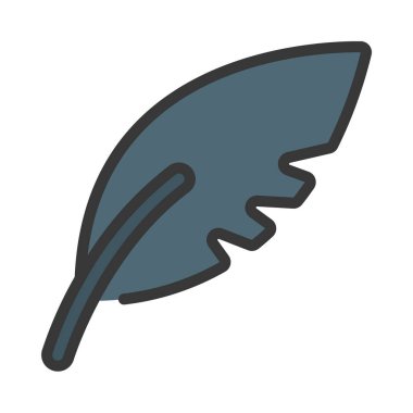 Tüylü ağ simgesi vektör illüstrasyonu