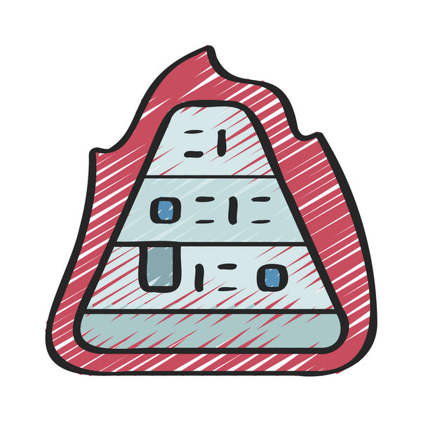 Re Entry Capsule web icon vector illustration