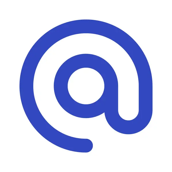 Email Symbol Geïsoleerde Pictogram Witte Achtergrond — Stockvector