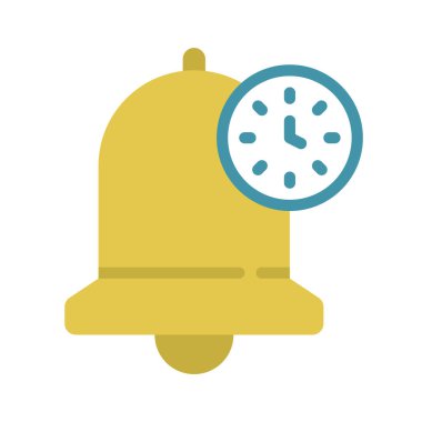 Zaman Bildirimi Web simgesi vektör çizimi