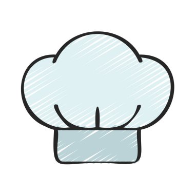 Şef Şapka web simgesi vektör illüstrasyonu