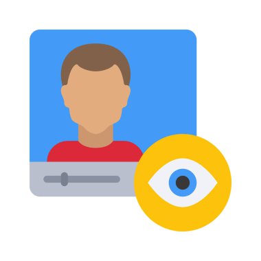 Video Görünümü simge vektör illüstrasyon tasarımı