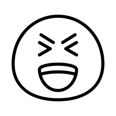 Gülen ağ simgesi vektör illüstrasyonu