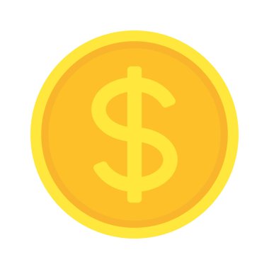 Amerikan Para Birimi Düz Vektör simgesi