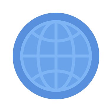 İnternet simgesi, vektör illüstrasyonu 