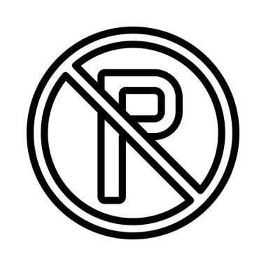 Parking web icon vector illustration