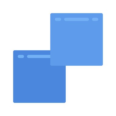 Katmanlar Simgesi Basit Vektör İllüstrasyonu