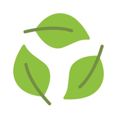 Ekoloji doğa simgesini düz biçimde bırakır 