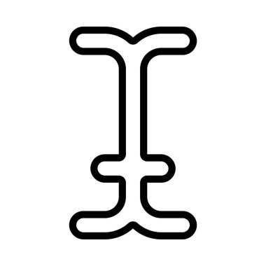 Simge Basit Vektör İllüstrasyonu Tipi