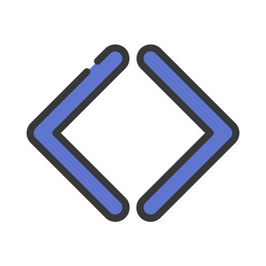 Oklar web simgesi vektör illüstrasyonu