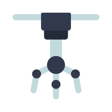 Üç Kol Pençesi web simgesi vektör illüstrasyonu