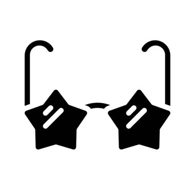 göz gözlük simge vektör çizim