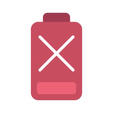 Batarya ağ ikonu vektör çizimi yok