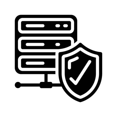 Sunucu Koruma Ağı vektör illüstrasyonuName