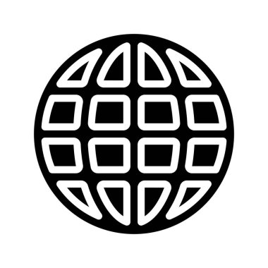 İnternet simgesi, vektör illüstrasyonu 