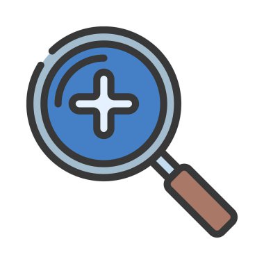 Web simgesi vektör illüstrasyonuna Büyüt