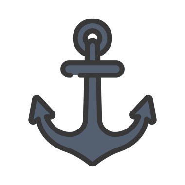 anchor vektör vektör illüstrasyonu 