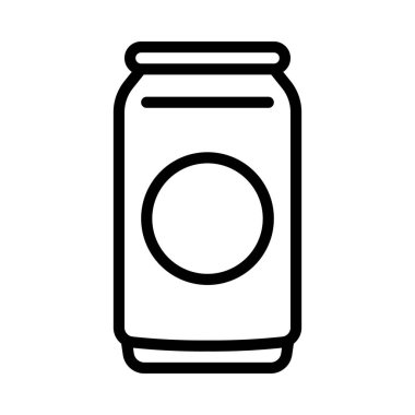 Bira Kutusu Basit Vektör İllüstrasyonu