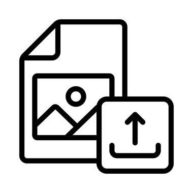 Tasarım Dosyası simgesi, vektör illüstrasyonunu paylaş