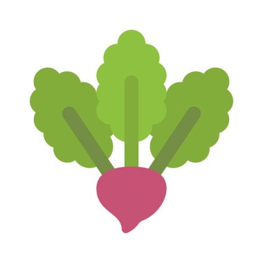 Turp ağı simgesi. vektör illüstrasyonu 