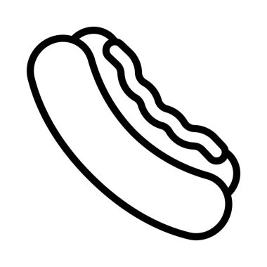  Hotdog vektör resimleme tasarımı