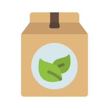 Vegan Ürünleri Web simgesi vektör illüstrasyonu