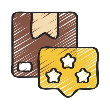 Ürün İncelemeleri Web simgesi vektör illüstrasyonuName