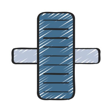 Ab Roller web simgesi vektör çizimi