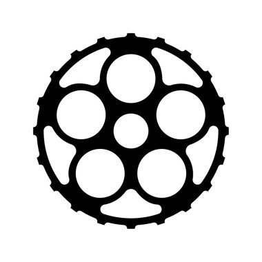 dişli ağ simgesi çizimi beyaz arkaplanda izole edildi