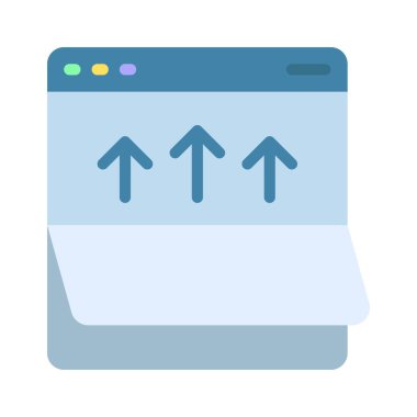 Dizin Ağ ikonu vektör illüstrasyonunun üzerinde