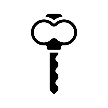 Kişisel ve ticari kullanım için anahtar simge illüstrasyonu.