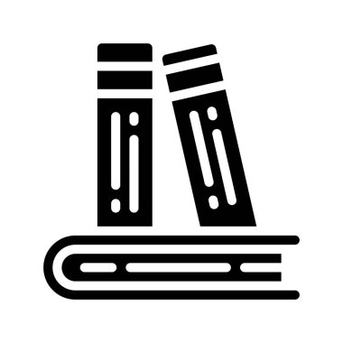 Kitap simgesi, vektör çizim