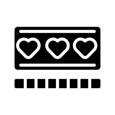 Web simgesi vektör illüstrasyonunda yaşar