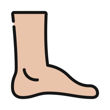 Ayak bileği ağ ikonu vektör illüstrasyonu