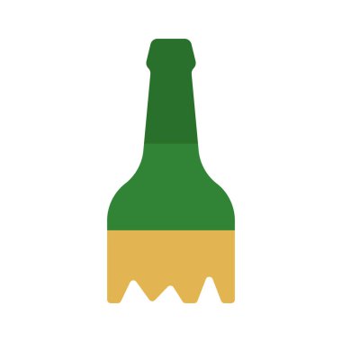 Kırık Şişe Web ikonu vektör illüstrasyonu