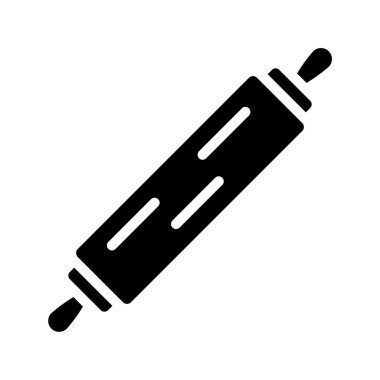 rulo pin web simgesi vektör illüstrasyonu