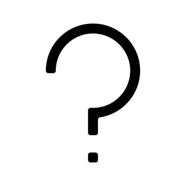 Soru işareti vektör illüstrasyonu