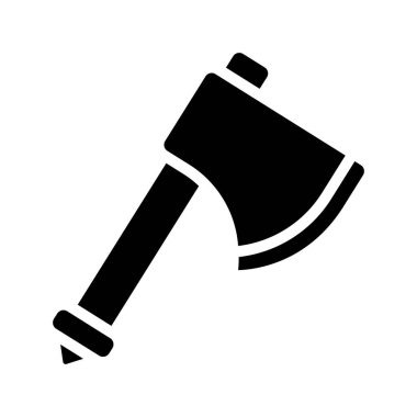 Axe araç simgesi, vektör illüstrasyonu