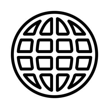 İnternet simgesi, vektör illüstrasyonu 