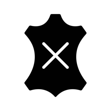 Deri ağ ikonu vektör illüstrasyonu yok