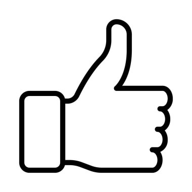 Geri bildirim simgesi, vektör illüstrasyonunu Başparmaklar 