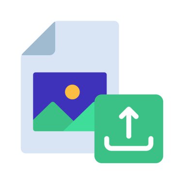 Tasarım Dosyası simgesi, vektör illüstrasyonunu paylaş