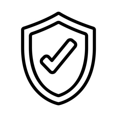 İyi Güvenlik Web simgesi vektör çizimi