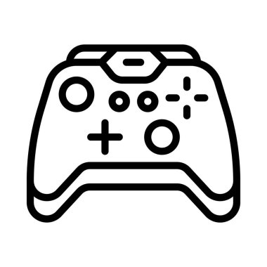 Oyun denetleyici simgesi, anahat stili