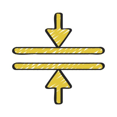  Okları Sıkıştır web simgesi vektör resimlemesi