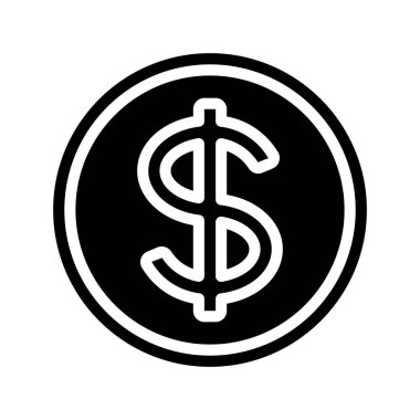 Amerikan Para Birimi Düz Vektör simgesi