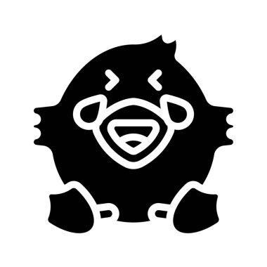 Gülen ağ simgesi vektör illüstrasyonu